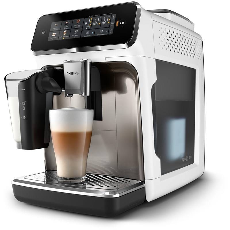 Philips Series 3300 LatteGo EP3343/90, bílá/chrom