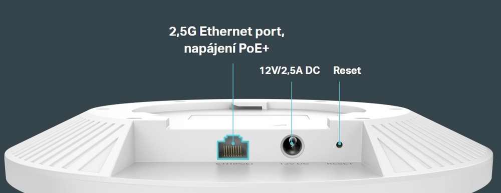 Přístupový bod (AP) TP-Link Festa F76, Wi-Fi 7 BE9300 bílý