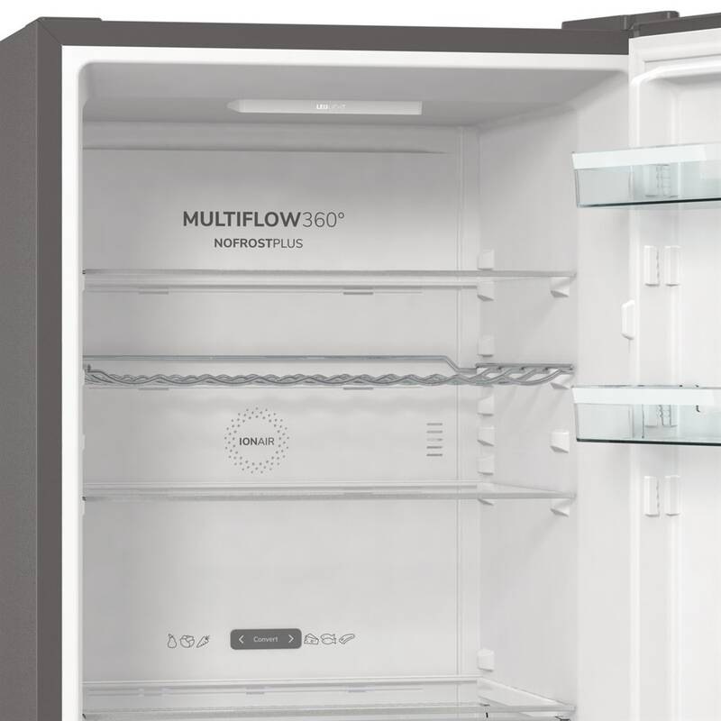 Chladnička s mrazničkou Gorenje NRC6204SXL5M MetalCool Inoxlook Chladnička s mrazničkou Gorenje NRC6204SXL5M MetalCool Inoxlook