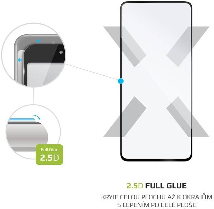 Tvrzené sklo FIXED Full-Cover na Samsung Galaxy A73 5G černé Tvrzené sklo FIXED Full-Cover na Samsung Galaxy A73 5G černé