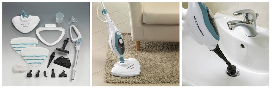 Parní mop Ariete Vapor 4164 10 v 1 bílý