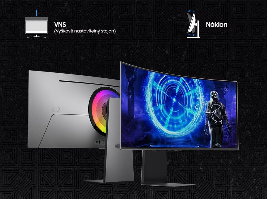 Herní monitor Samsung Odyssey OLED G8 (G85SD) stříbrný Samsung Odyssey OLED G8 G85SD