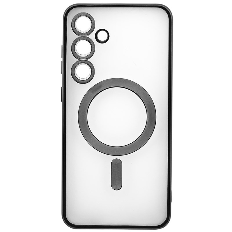 Kryt na mobil WG Magic Eye Magnet na Samsung Galaxy S24 FE 5G černý/průhledný