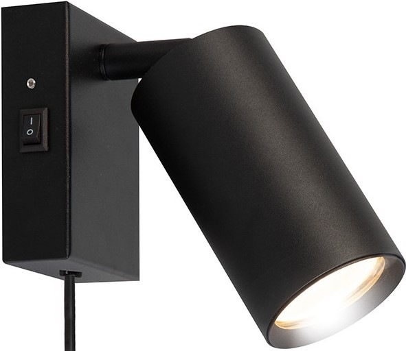 Nástěnné svítidlo Solight CELE, 1x GU10 - černé