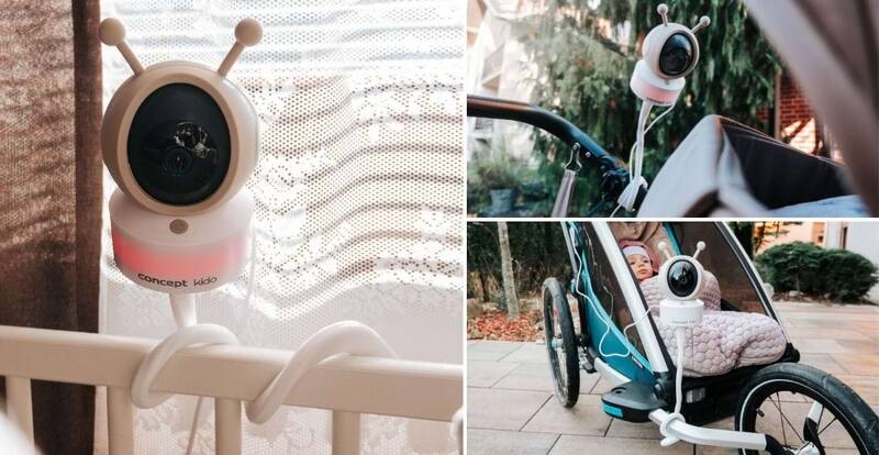 Dětská elektronická chůva Concept KIDO KD5010 béžová