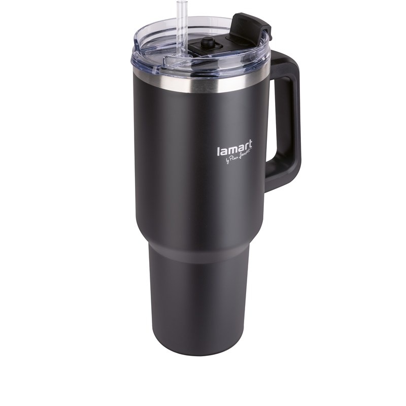 Termohrnek Lamart HUGE LT4086, 1,2 l, černá