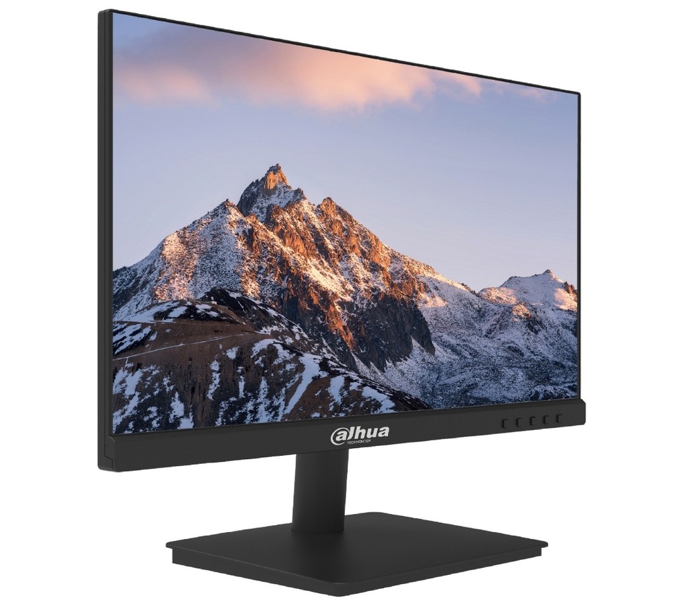 Zapnutý monitor Dahua LM22-A211Y 21,45" otočený doprava