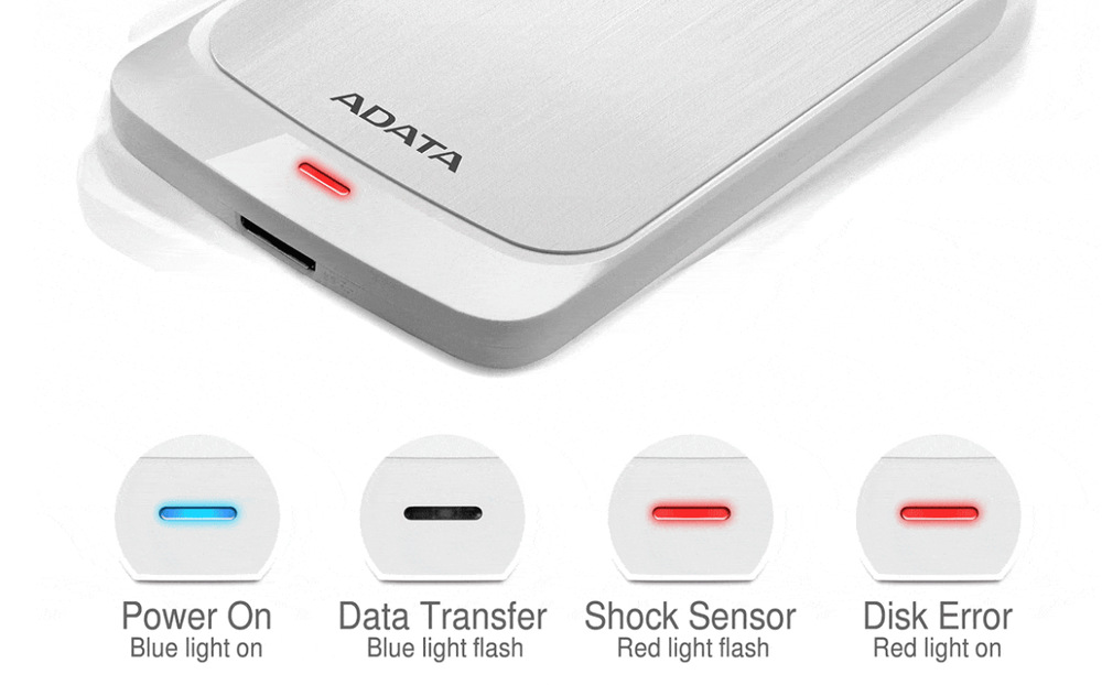 Externí pevný disk 2,5" ADATA HV320 2TB černý