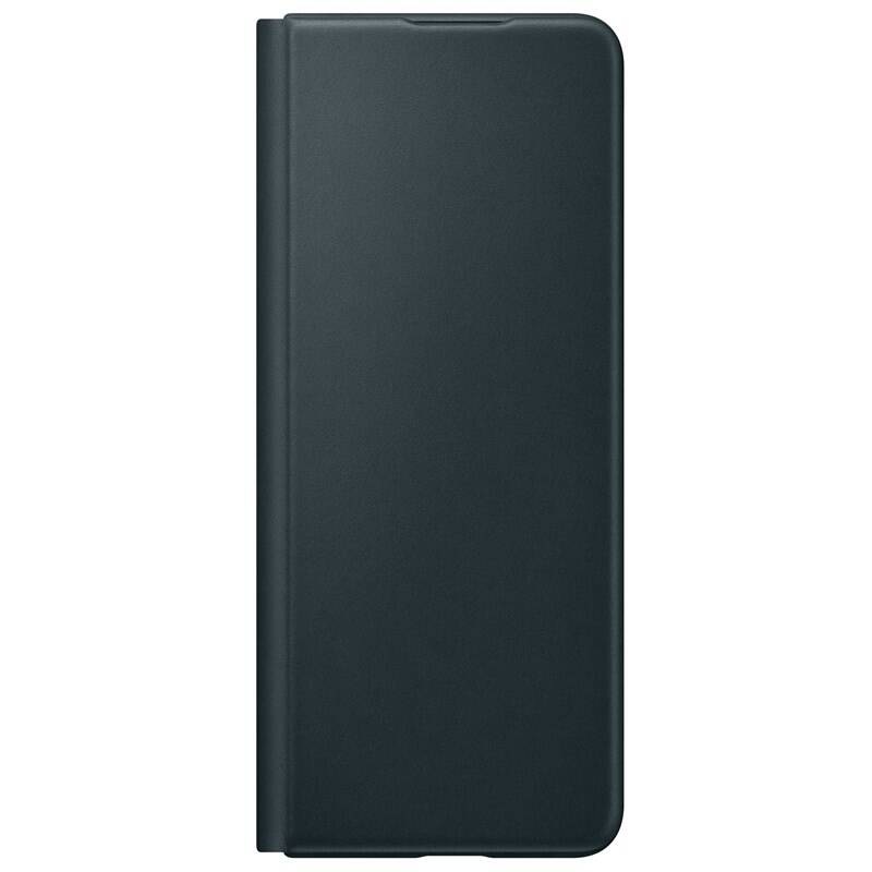 Pouzdro na mobil flipové Samsung Leather Flip Cover Galaxy Z Fold3 zelené