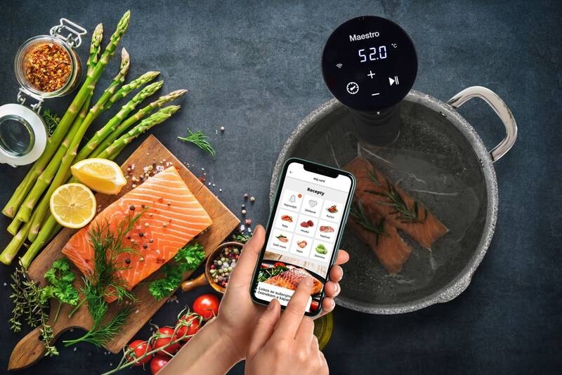 Vařič Sous-vide G21 Maestro, Wi-Fi, 1200 W černý Vařič Sous-vide G21 Maestro, Wi-Fi, 1200 W černý
