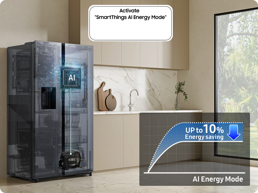 AI Energy - lednice v kuchyni