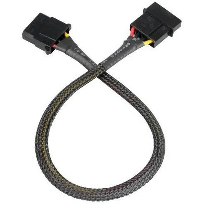 Kabel AKASA 4P Molex, 30cm černý