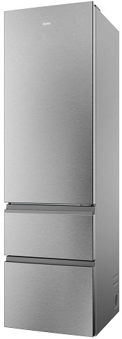 chladnička haier HTR3620CNMG mírně z pravé strany