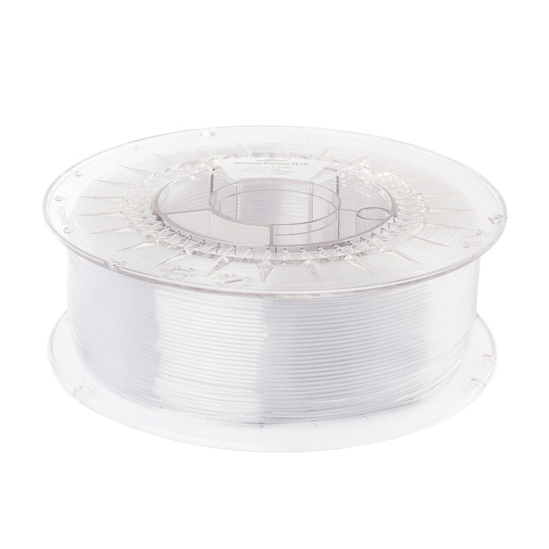 Filament Spectrum Premium PET-G 1,75 mm 1 kg, průhledná