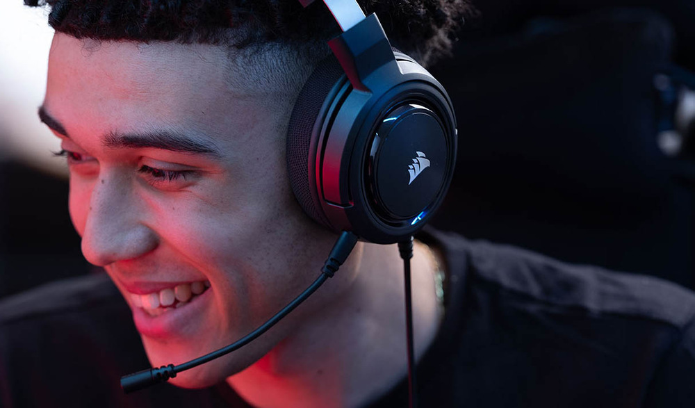Headset Corsair HS35 černý/zelený