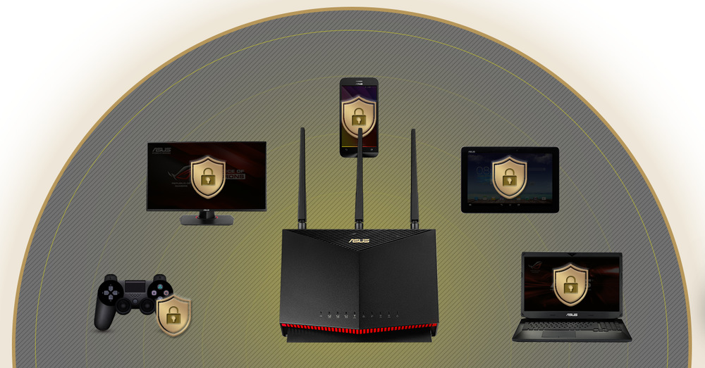 Router Asus 4G-AC86U - AC2600 černý