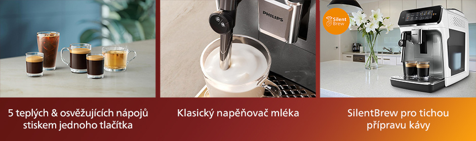 Automatický kávovar Philips EP3323/70 Series 3300 Philips Series 3300 LatteGo EP3323/70