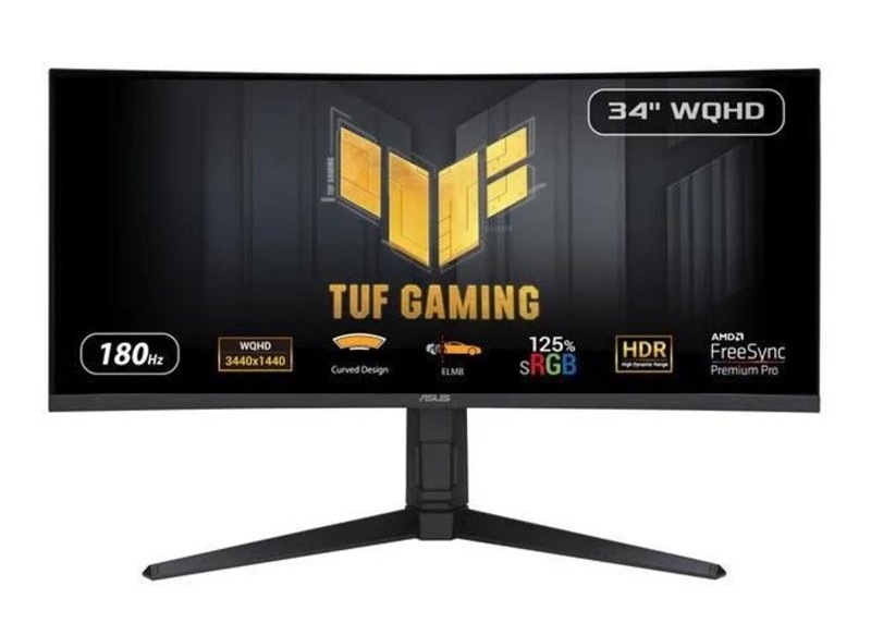 Herní monitor Asus TUF Gaming VG34VQL3A černý