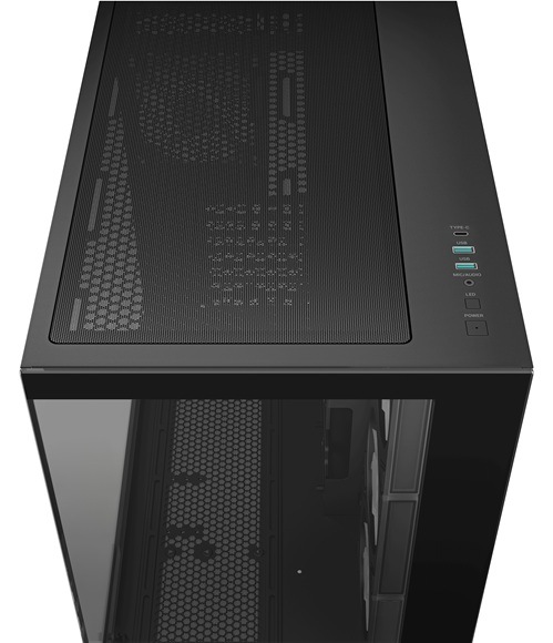Case DeepCool CG530 4F černá Detail obrázku PC skříně.