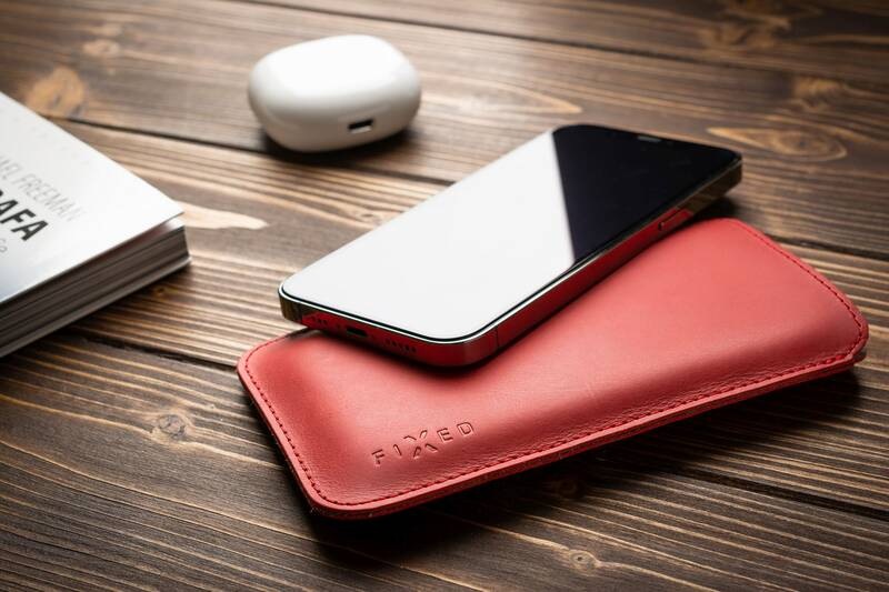 Pouzdro na mobil FIXED Slim na Apple iPhone 12 Pro Max červené Pouzdro na mobil FIXED Slim na Apple iPhone 12 Pro Max červené