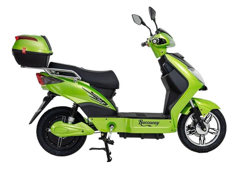 Elektroskútr RACCEWAY E-FICHTL 20Ah zelený