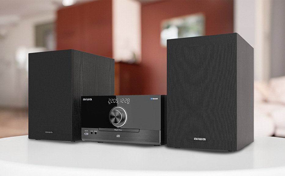 Mikrosystém AIWA MSBTU-600 černý Mikrosystém AIWA MSBTU-600 černý
