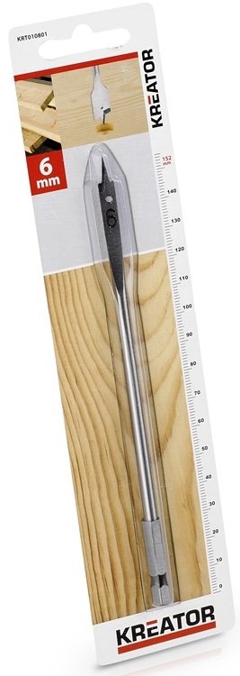 Vrták Kreator KRT010801, do dřeva 6 × 152 mm