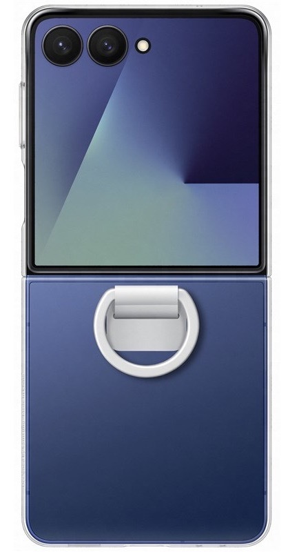 Kryt na mobil Samsung Clear Ring na Galaxy Z Flip7 průhledný