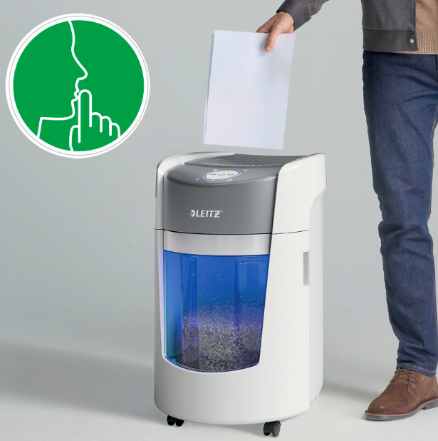 Skartovač Leitz IQ OptiMax 350 - bílý
