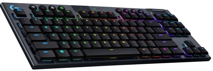 Klávesnice Logitech Gaming G915 TKL Lightspeed RGB, Tactile, US černá