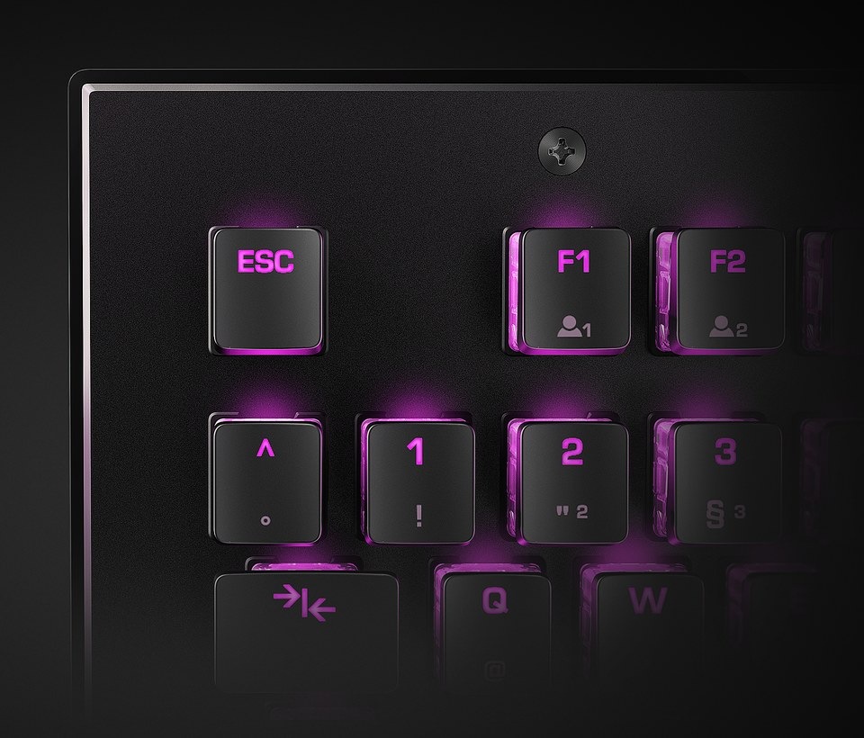 Klávesnice Roccat Vulcan 121 AIMO, Red Titan Switch Speed, RGB, US černá Klávesnice Roccat Vulcan 121 AIMO, Red Titan Switch Speed, RGB, US černá