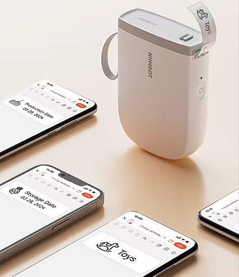 Tiskárna štítků Niimbot D11-H Smart + role štítků černá Niimbot D11-H Smart + role štítků, černá
