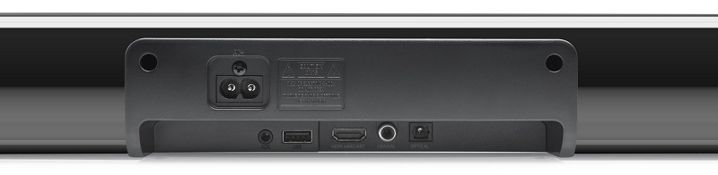 Soundbar JVC TH-E534B černý Soundbar JVC TH-E534B, konektivita