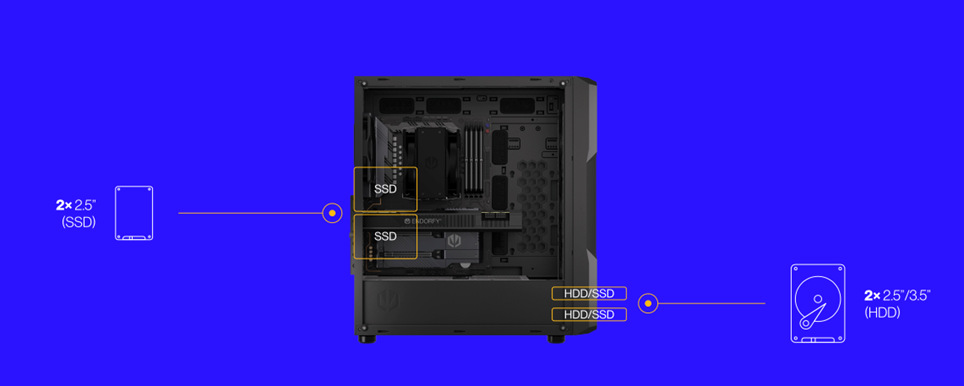 Case ENDORFY Regnum 400 ARGB černá
