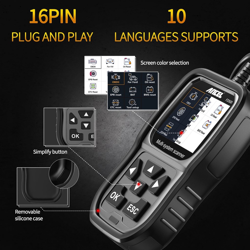 Diagnostika ANCEL FD500 OBD pro Ford
