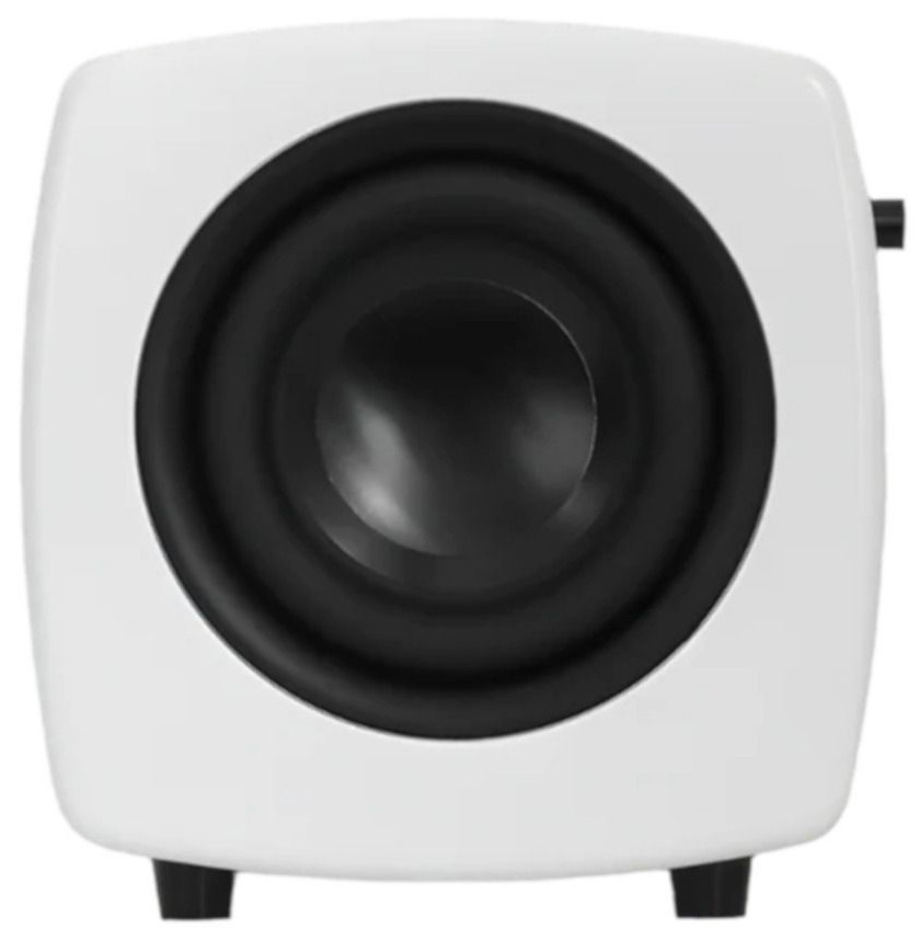 Subwoofer Jamo CUBE v kompaktním designu, bílá barva