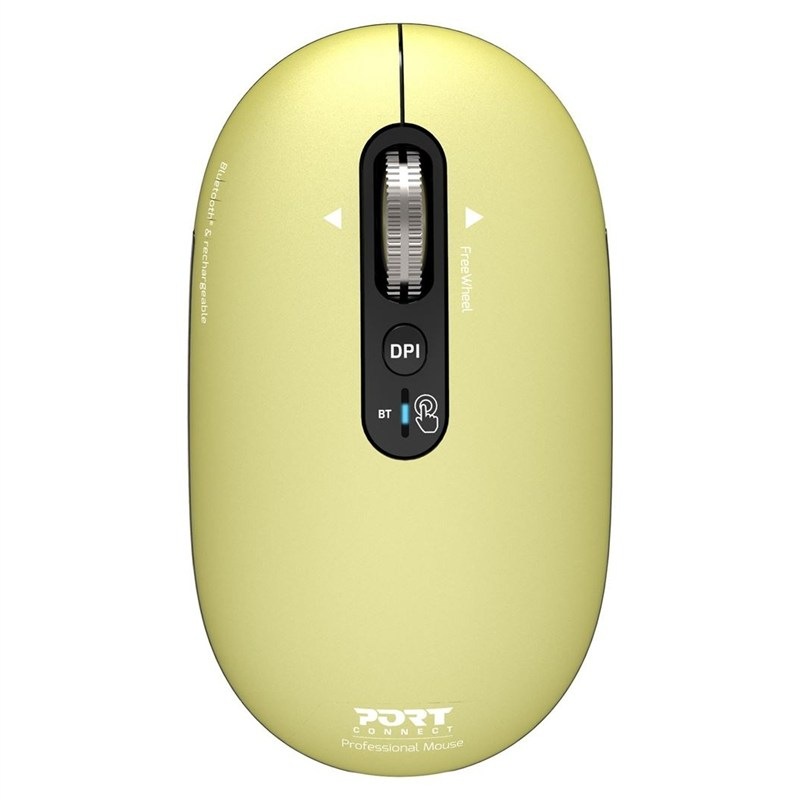 Myš PORT CONNECT Pure MAC žlutá