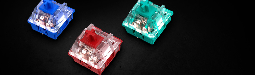 Klávesnice HyperX Alloy Origins Aqua Switch, US černá HyperX Alloy Origins