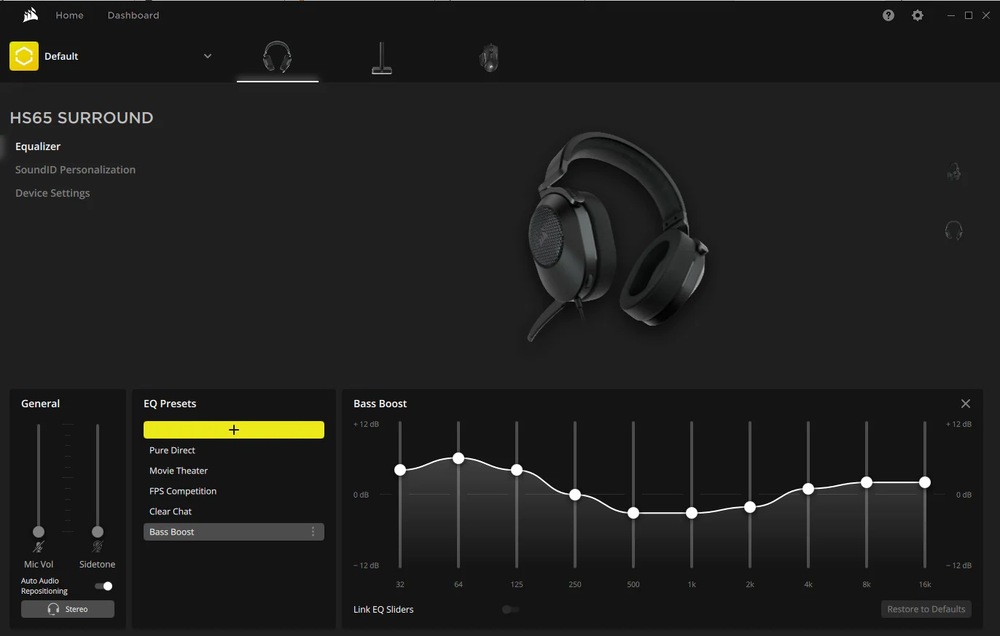 Headset Corsair HS65 Surround bílý Corsair HS65 Surround