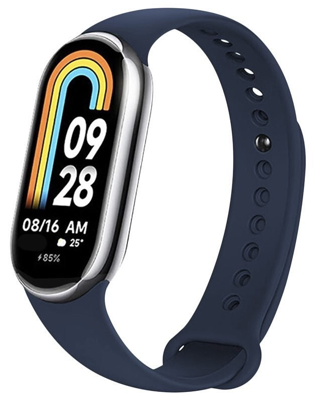 Řemínek FIXED Silicone Strap na Xiaomi Smart Band 10/9/8 modrý