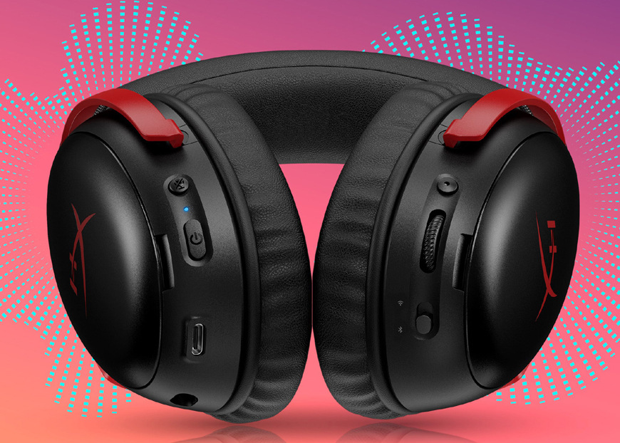 Headset HyperX Cloud III S Wireless černý/červený Headset HyperX Cloud III S Wireless černý/červený