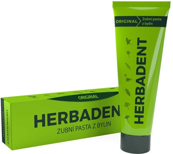 Bylinná zubní pasta HERBADENT ORIGINAL s fluoridy