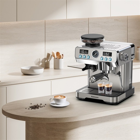 Pákový kávovar Rohnson R-98150 2v1 nerez