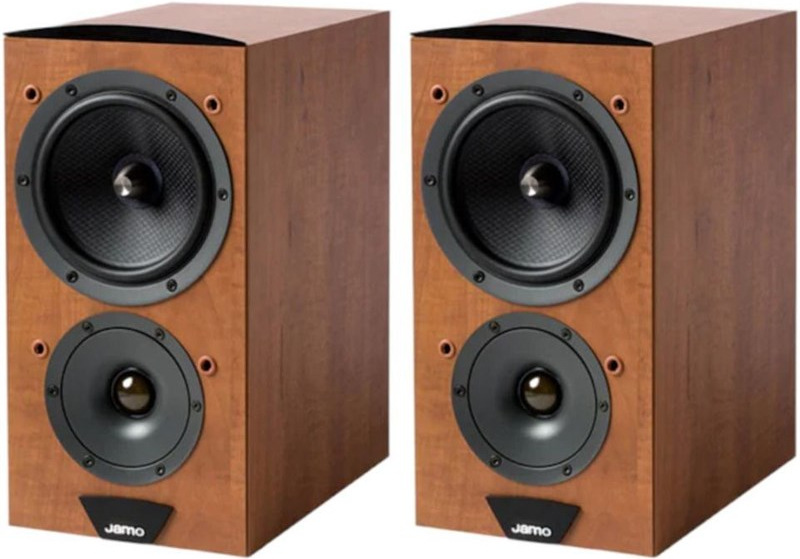2 regálové reproduktory Jamo Concert C603 MKII, hnědá barva