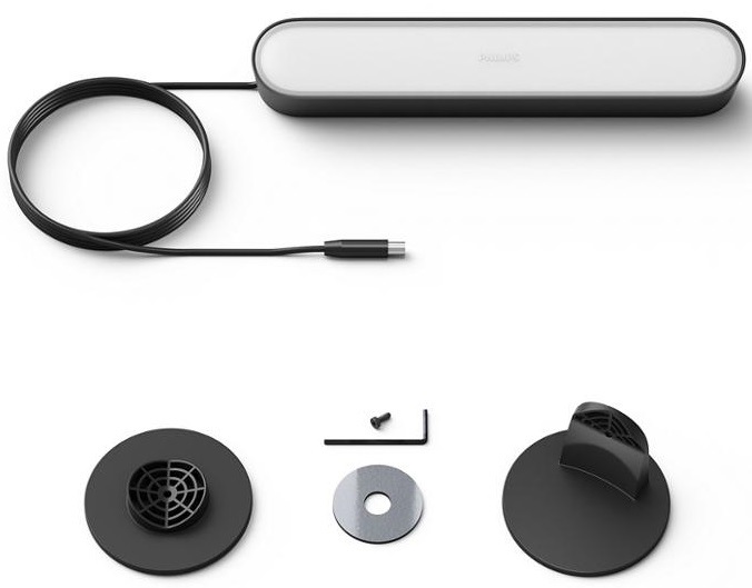 Stolní svítidlo Philips Hue Play White and Color Ambiance Extension pack černé