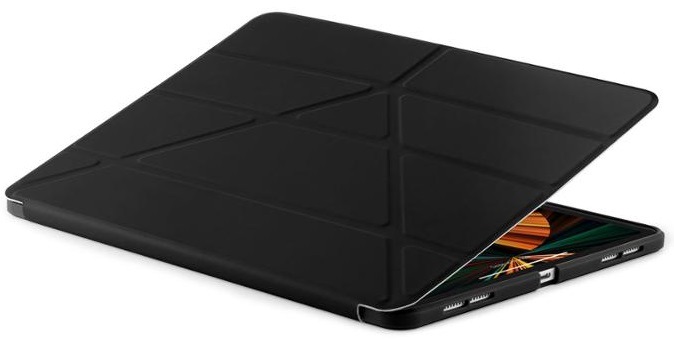 Pouzdro na tablet Pipetto Origami na Apple iPad Pro 12.9“ (2021/2020/2018) šedé
