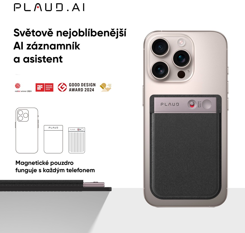 Diktafon Plaud Note AI obsahuje AI záznamník i asistenta