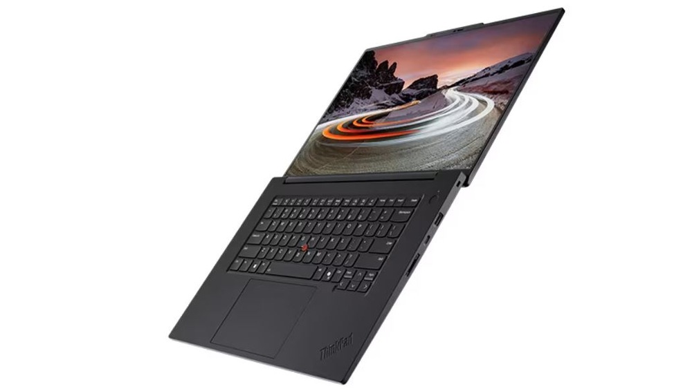 Notebook Lenovo ThinkPad T1g Gen 8 černý Rozevřený notebook Lenovo ThinkPad T1g Gen 8