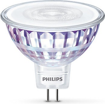 Philips LED, bodová, 7 W, GU5.3, teplá bílá