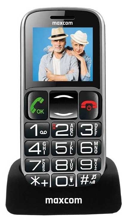 Mobilní telefon MaxCom Comfort MM461 černý MaxCom Comfort MM461